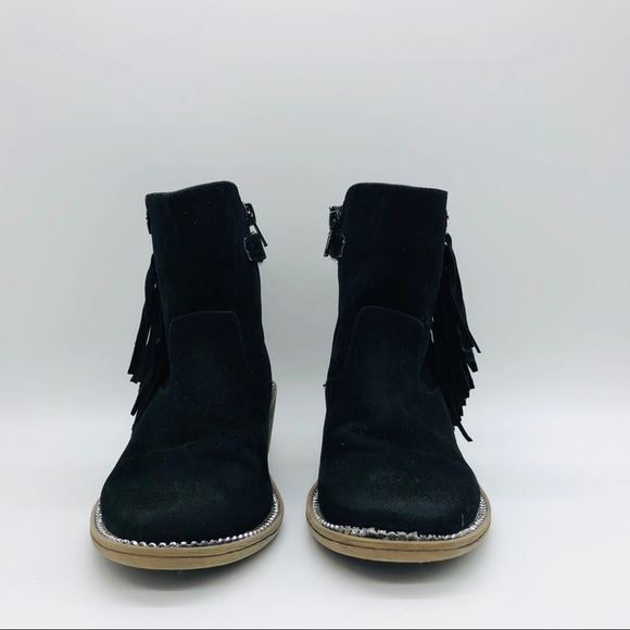 STUART WEITZMAN BIG GIRLS BLACK SUEDE BOOTS SIZE 1 - Picture 5 of 16